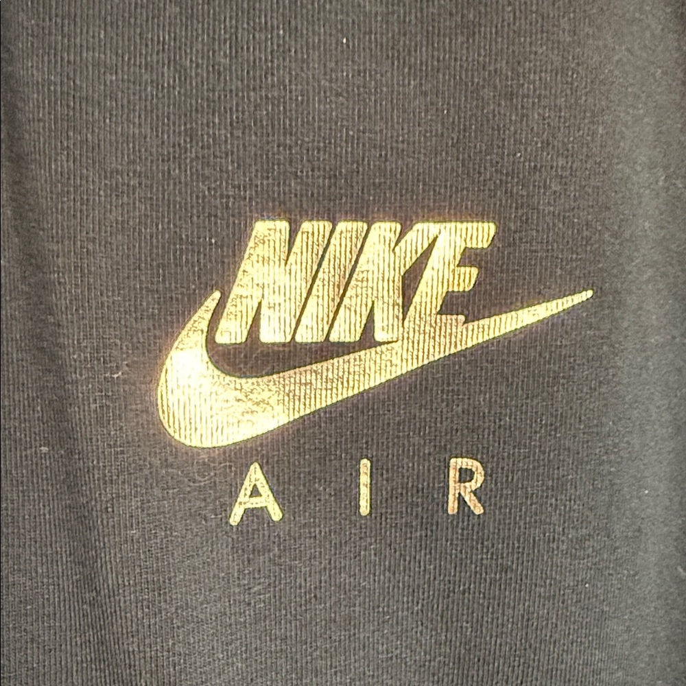 Nike Air Lightweight Jogger Black with Rose gold Graphics